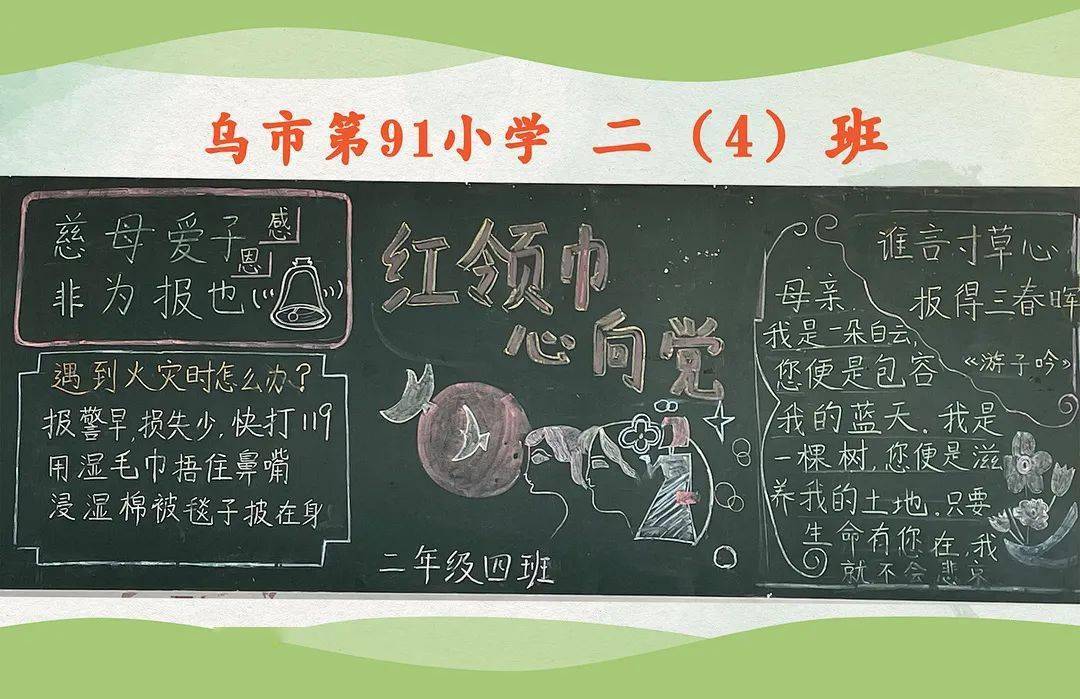 小小黑板報,拳拳愛國心!來看看哪家的板報搞得好?_祖國