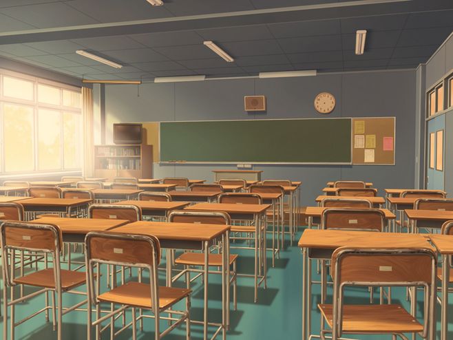 フリー素材 背景 學(xué)校教室 [2]